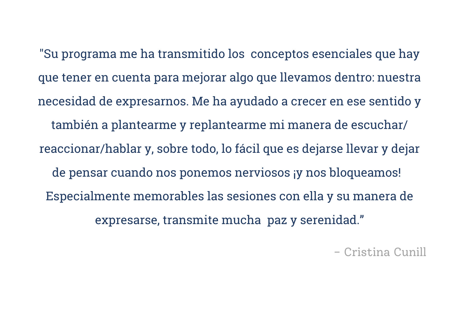 TESTIMONIO Cris